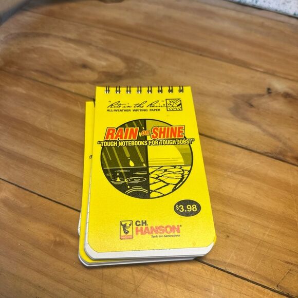 Vintage 3 PACK OF 3”x5” Rite in the Rain All-Weather NOTEPADS - Picture 3 of 4